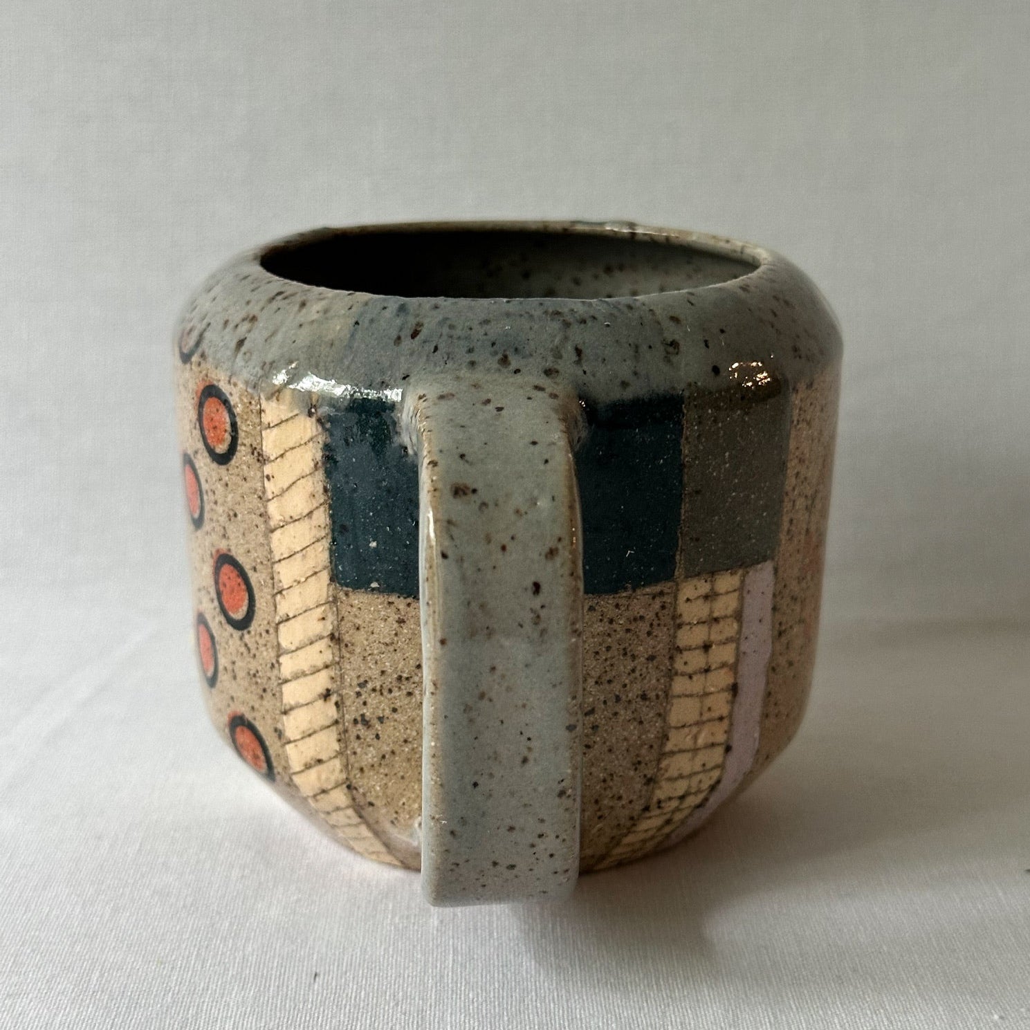 color block mug
