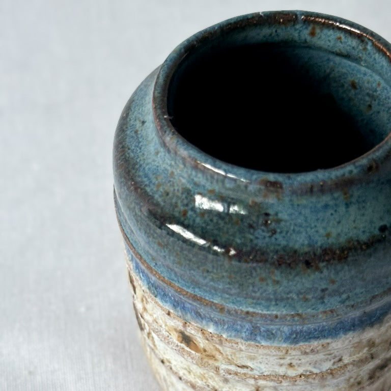 blue bud vase
