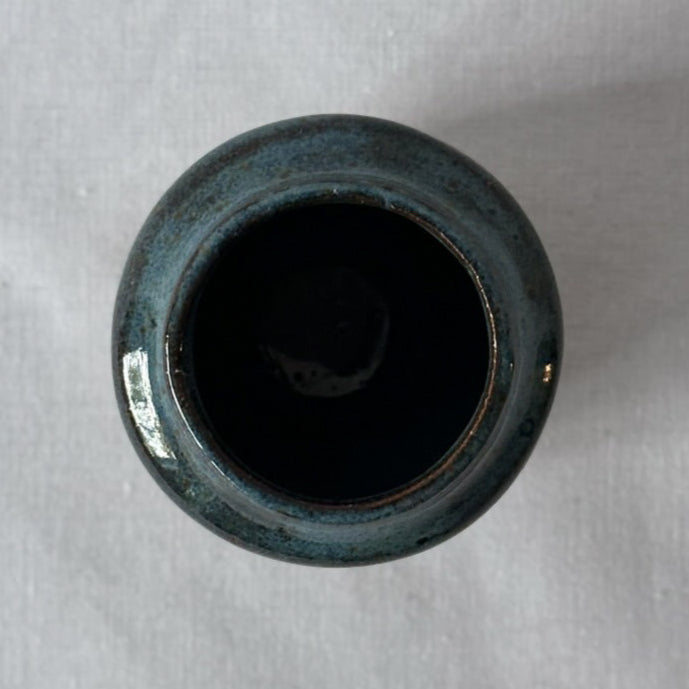 blue bud vase
