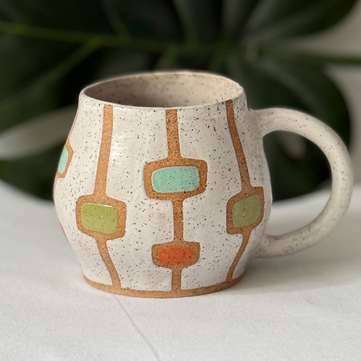 groovy grid mug