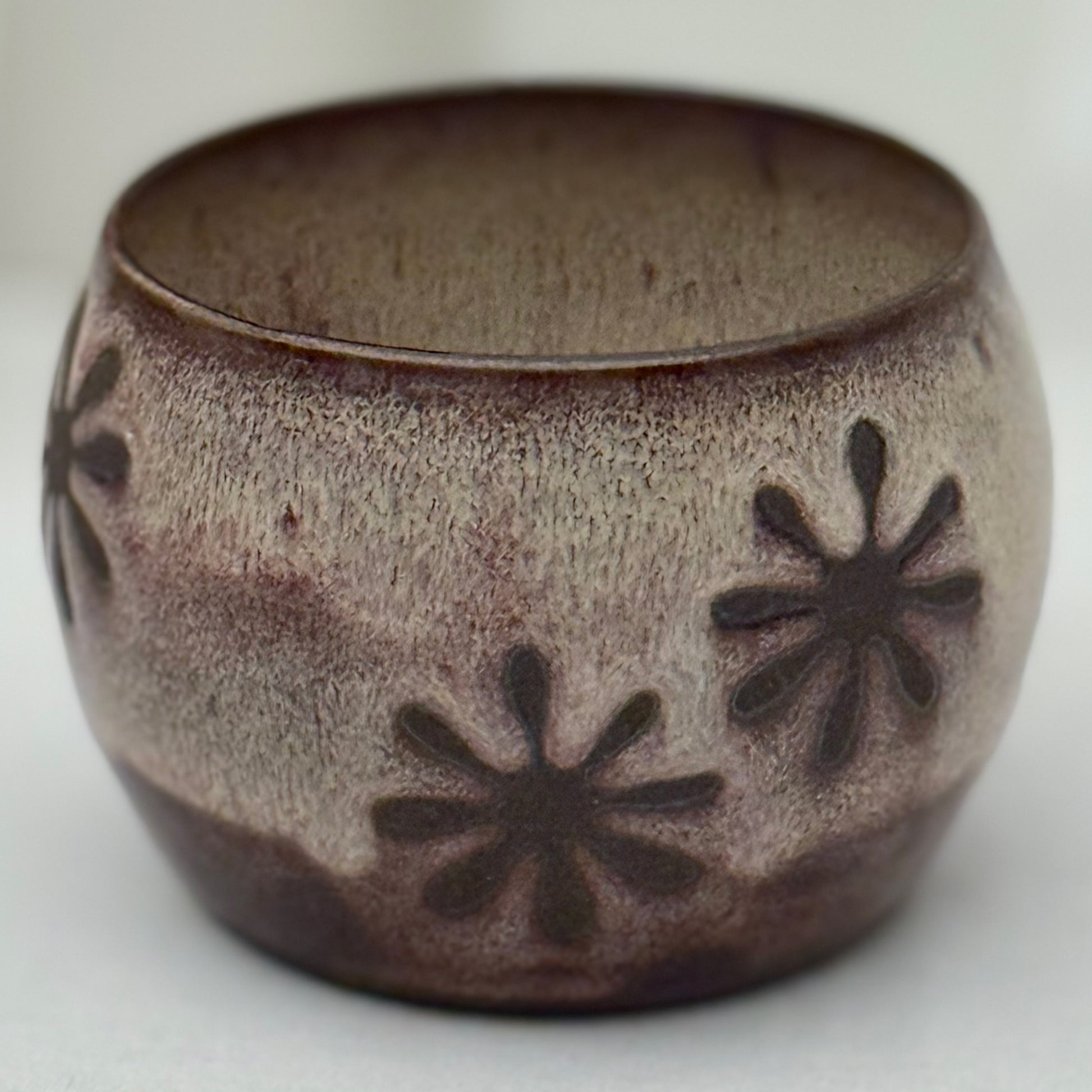 ceramic pot with flowers