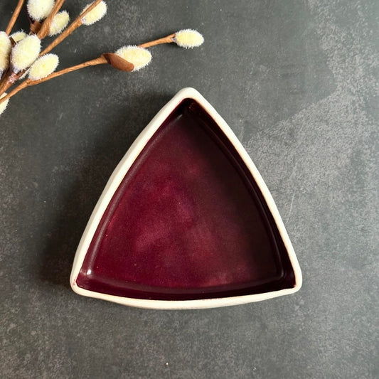 triangle trinket dish