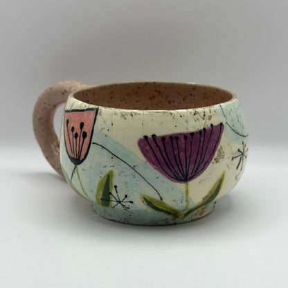 floral mug