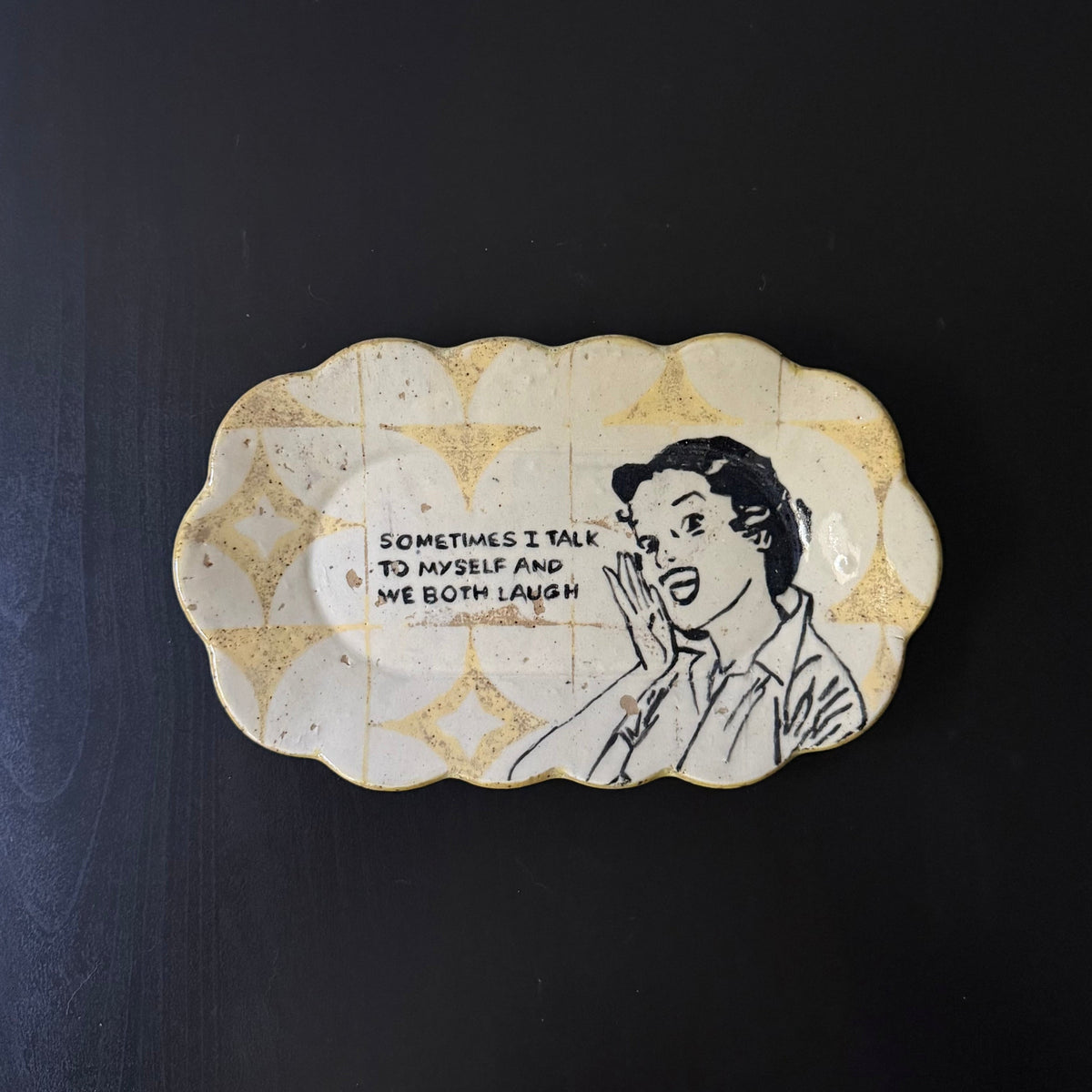 Talking to Myself plate
