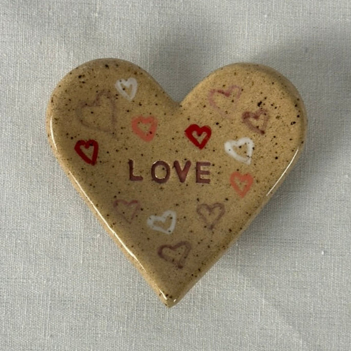 mini heart trinket dish | love hearts