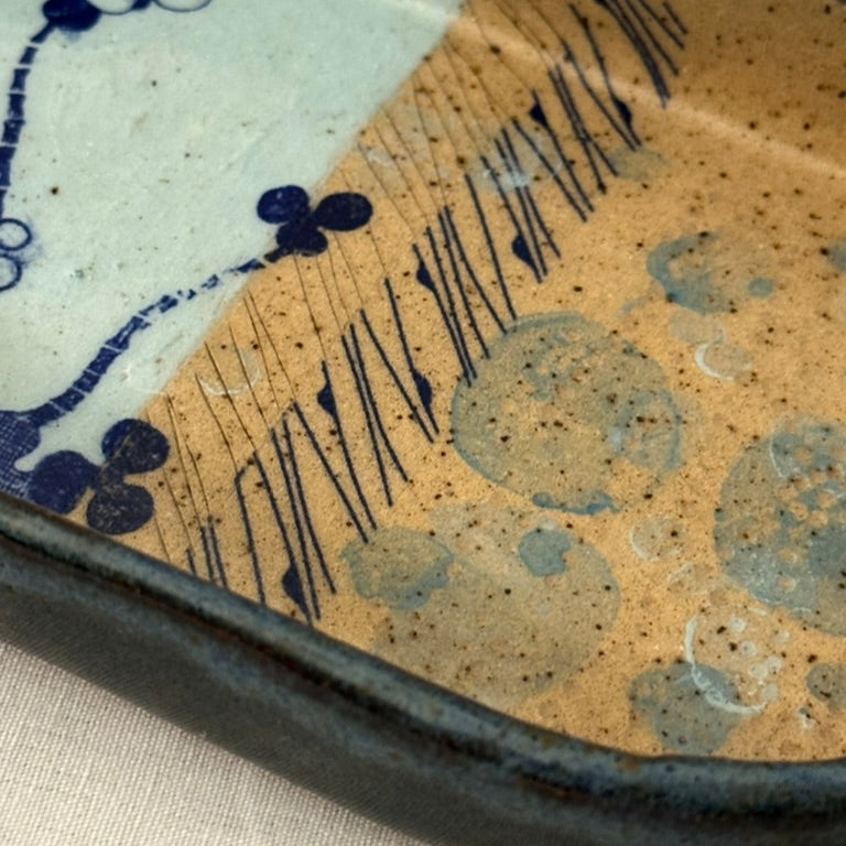 trinket dish | blue oval