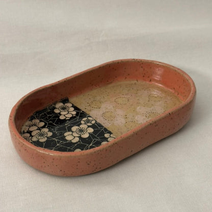 trinket dish | pink cherry blossom