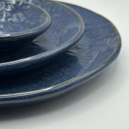 blue plate set