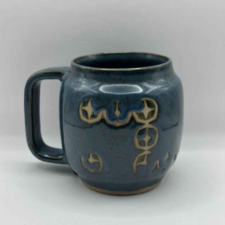 blue mug