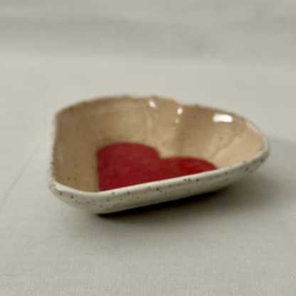 heart trinket dish | red heart