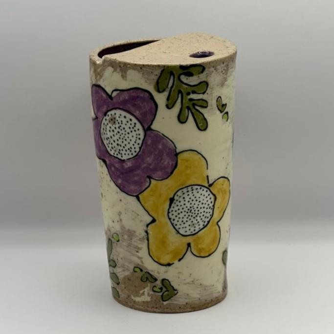 mcm floral to-go cup