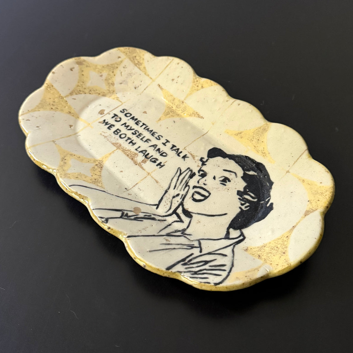 Talking to Myself plate