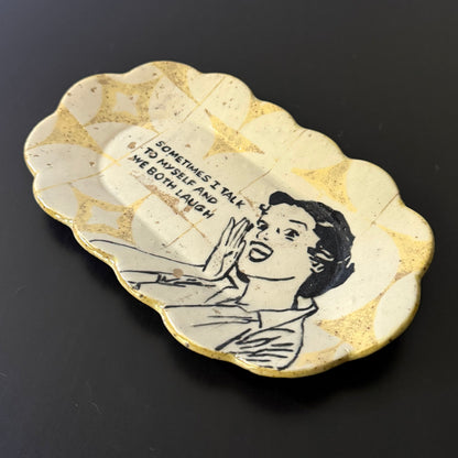 Talking to Myself plate