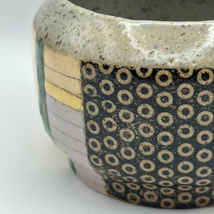 circle and color block mug 