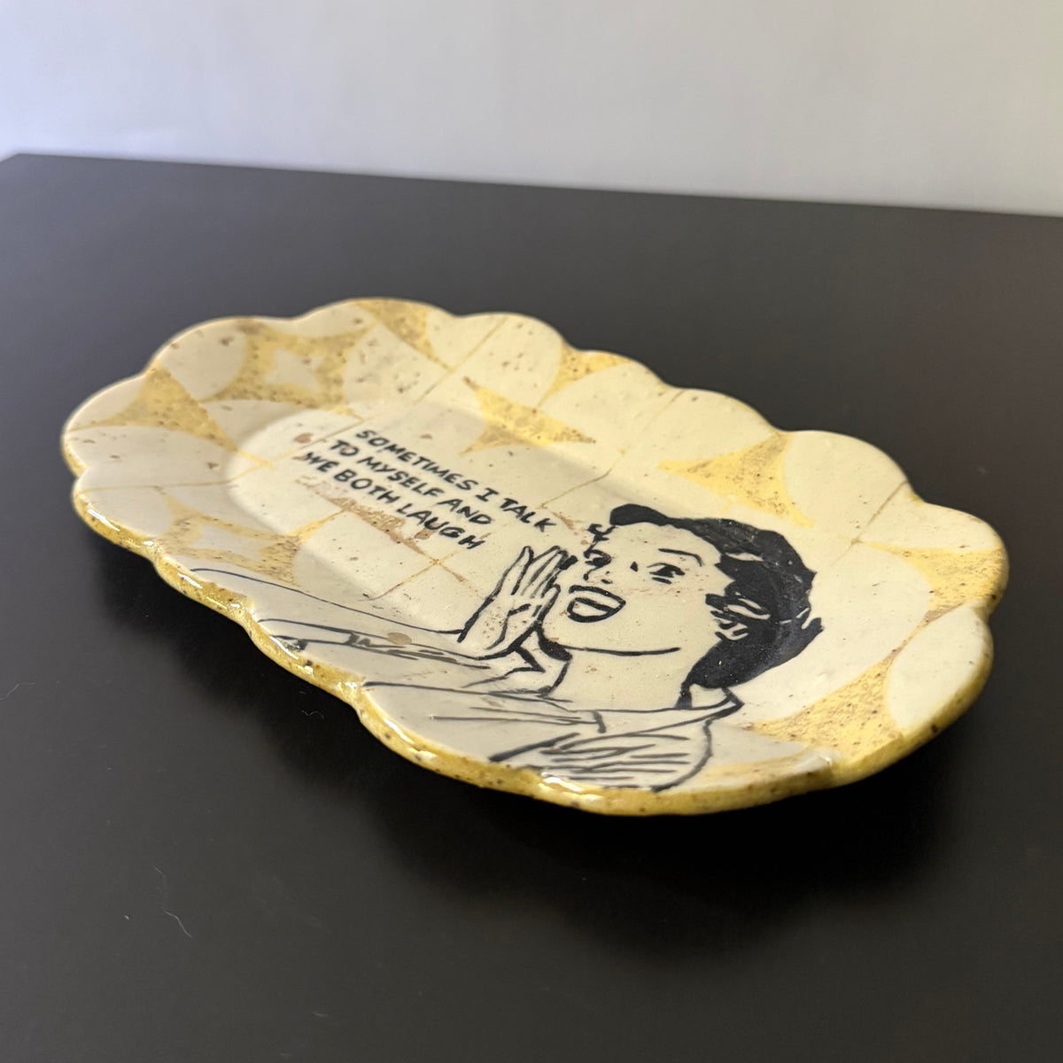 Talking to Myself plate