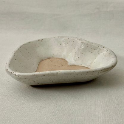 heart trinket dish | pink heart