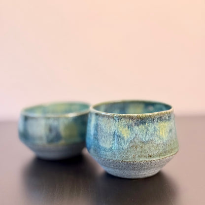 blue cup set