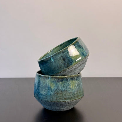 blue cup set
