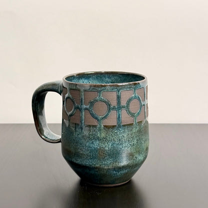 circle in square after dark mug