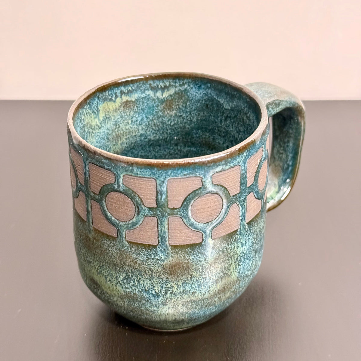 circle in square after dark mug