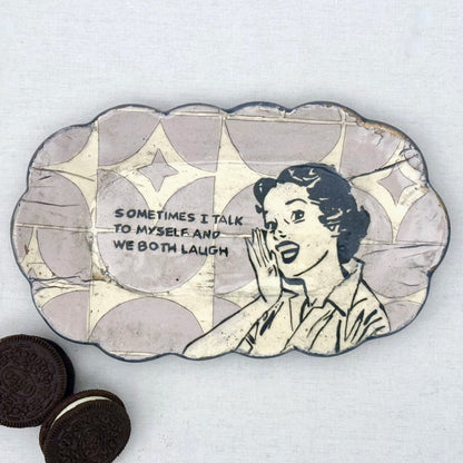 Talking to Myself plate