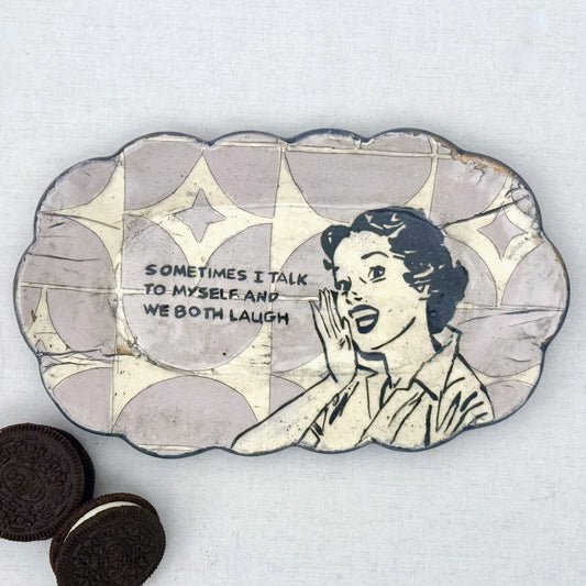 Talking to Myself plate