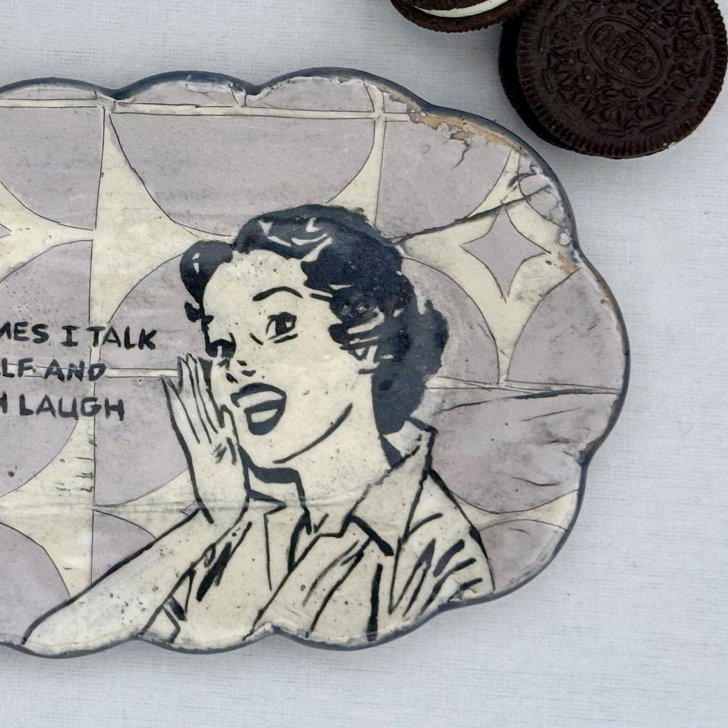 Talking to Myself plate