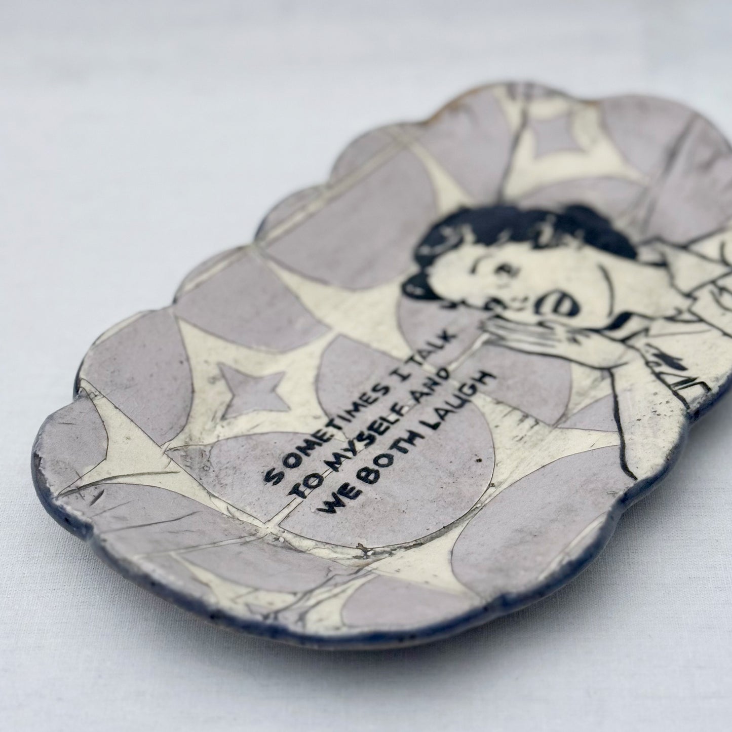 Talking to Myself plate