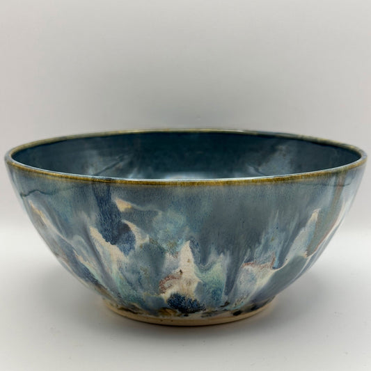 spashes of blue bowl