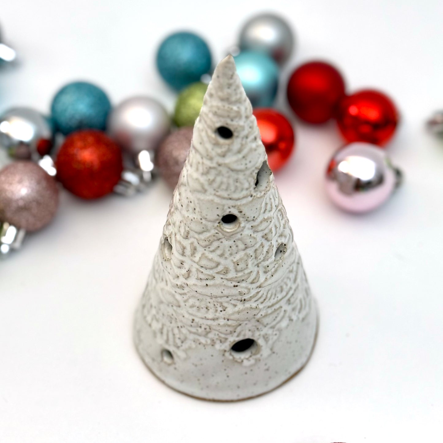 winter lace tree luminary