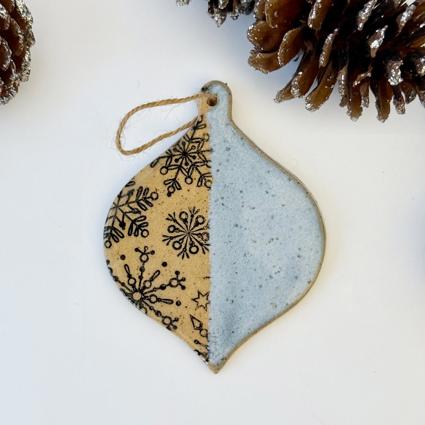 ornaments | icy snow