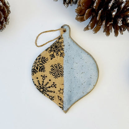 ornaments | icy snow