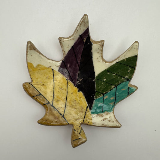 ceramic leaf trinket dish