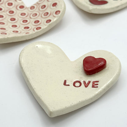 love heart trinket dish