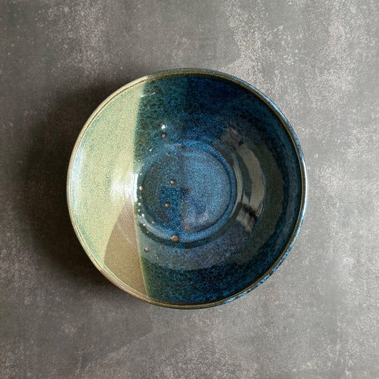 multi color ceramic bowl