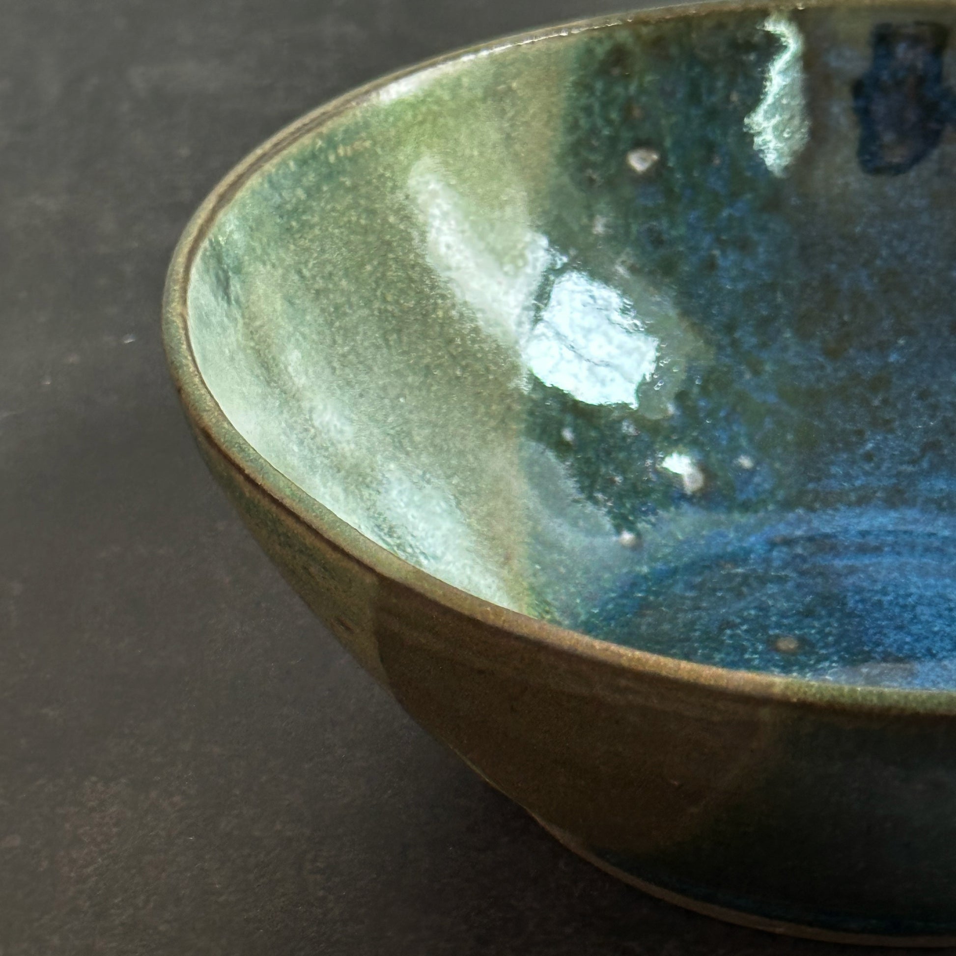 close up of ceramic bowl