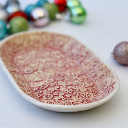 peppermint party plate