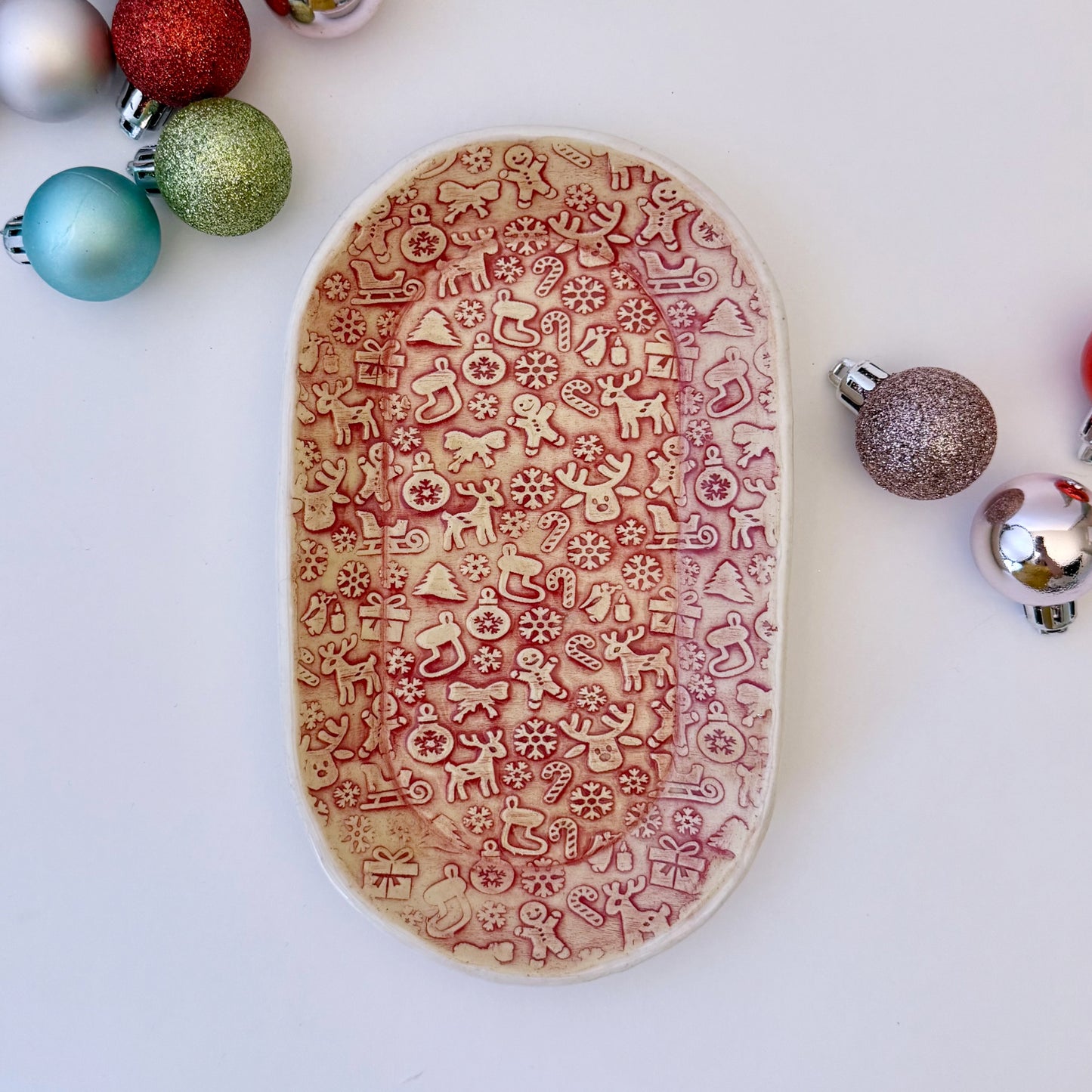 peppermint party plate